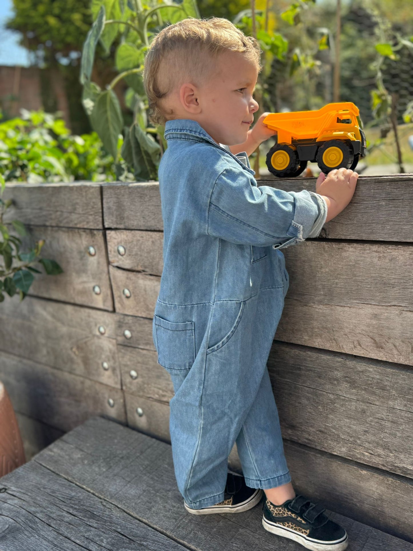 THE Toddler Denim Overalls