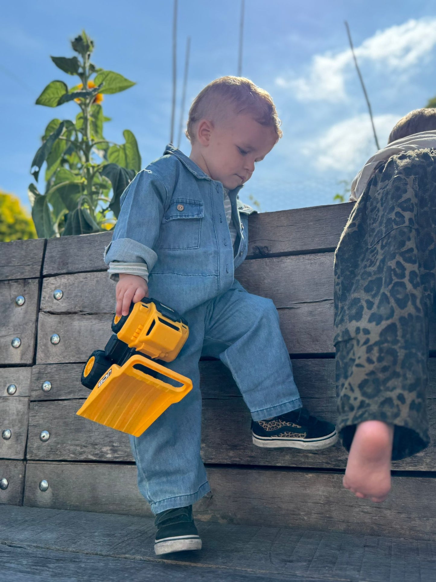 THE Toddler Denim Overalls