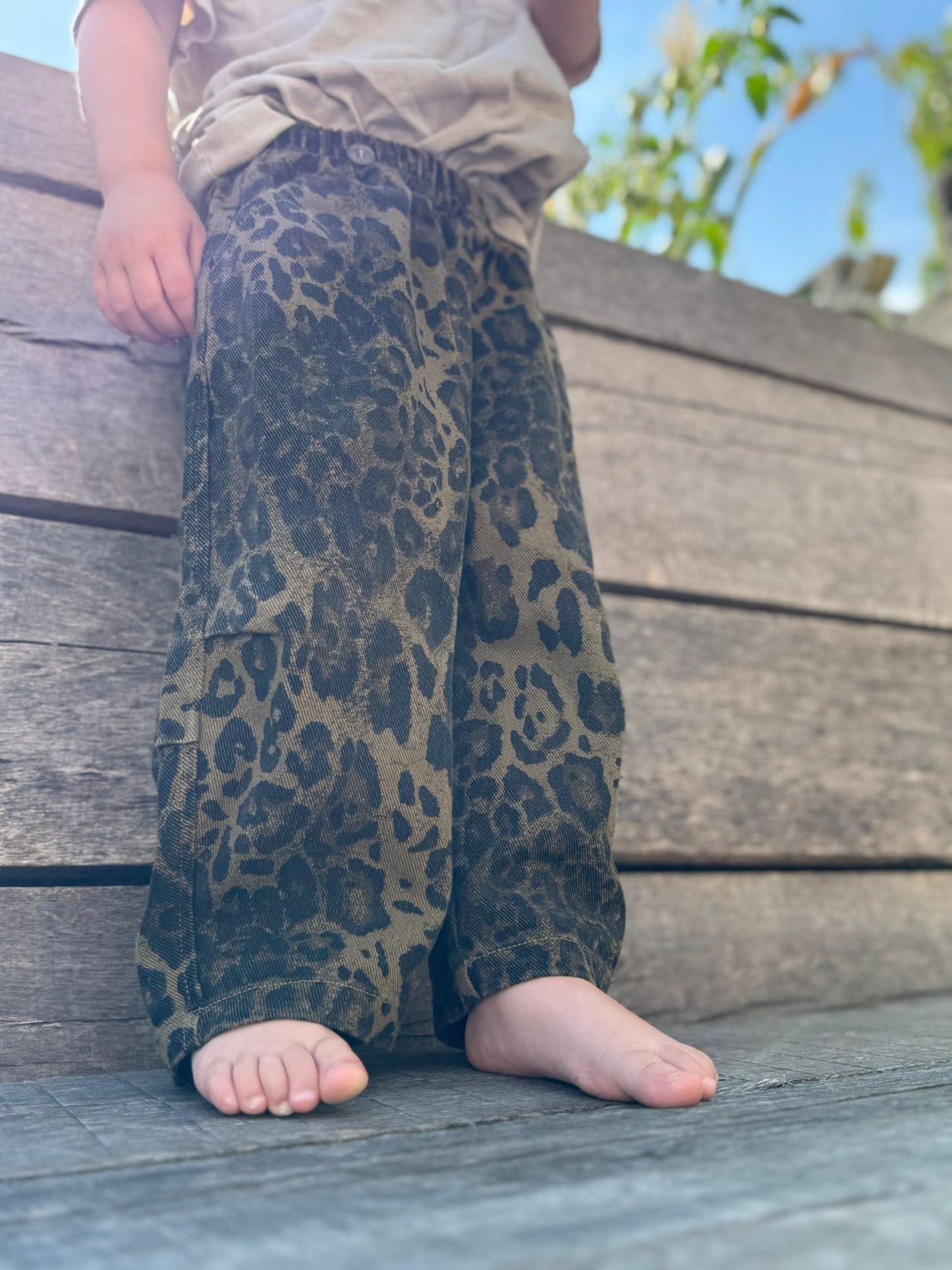 Winter Leopard Trouser & Braces