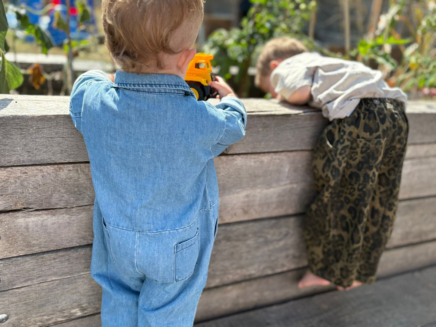 THE Toddler Denim Overalls