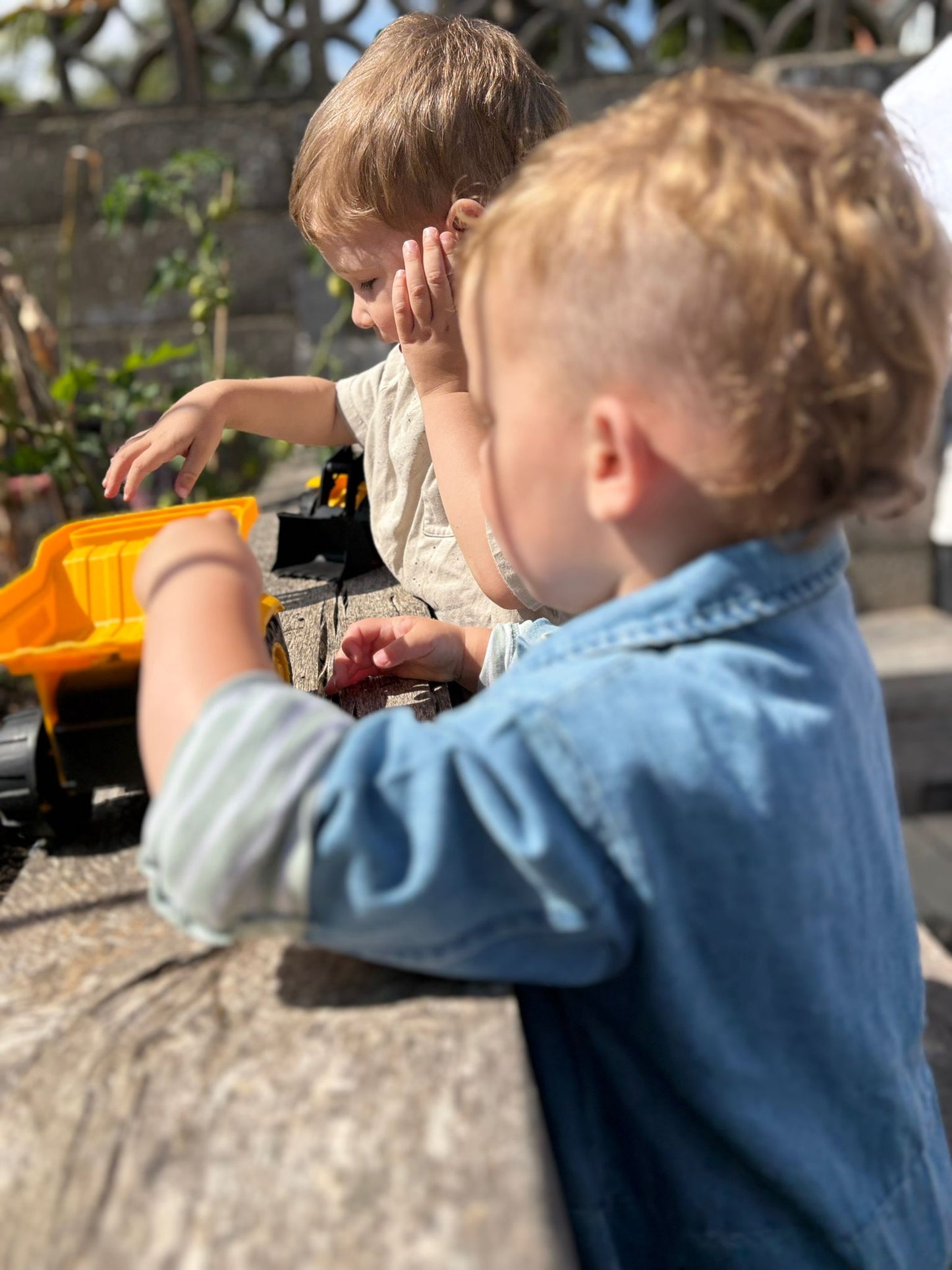 THE Toddler Denim Overalls
