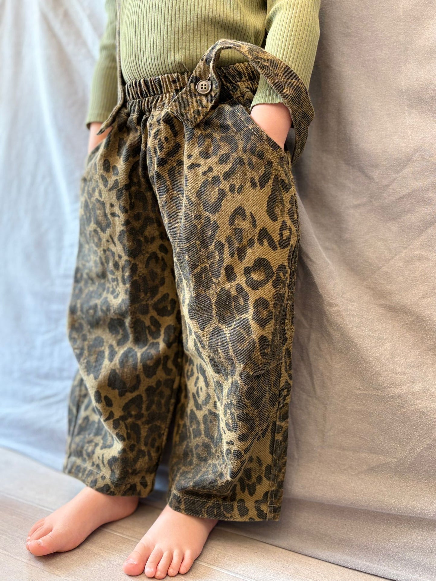 Winter Leopard Trouser & Braces