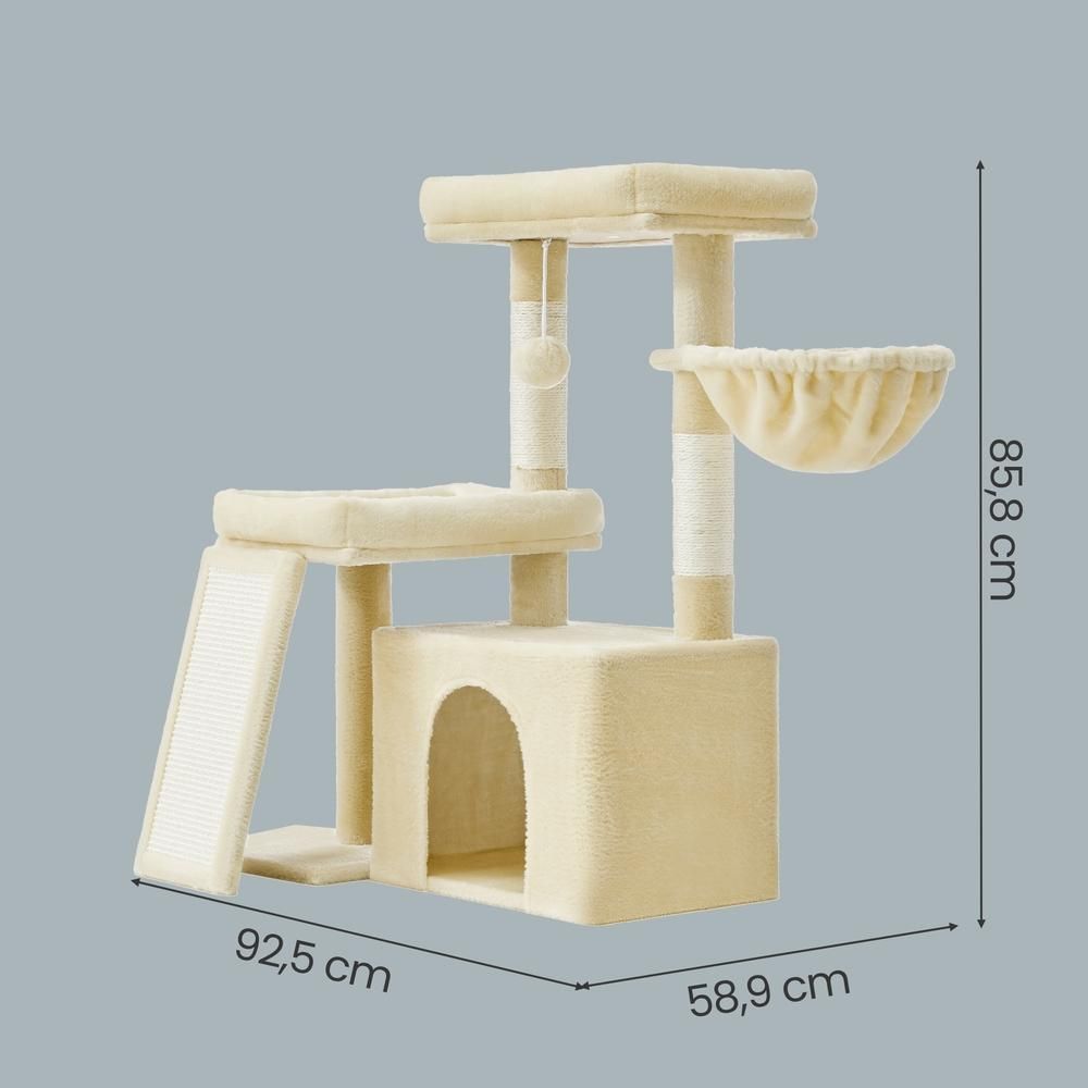 Meadow Lounge Cat Tree — Summer Sand