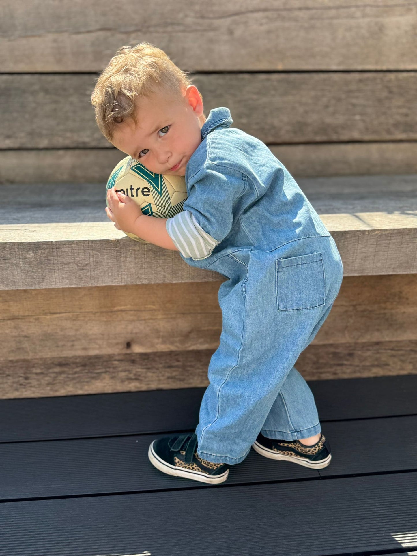 THE Toddler Denim Overalls