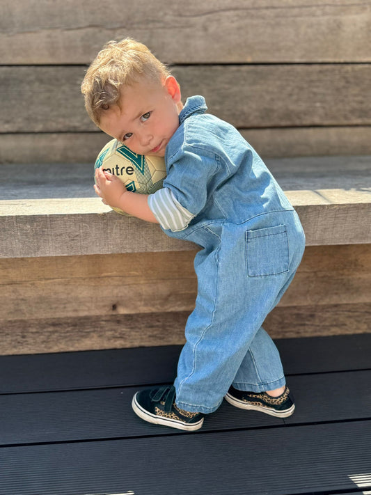 THE Toddler Denim Overalls