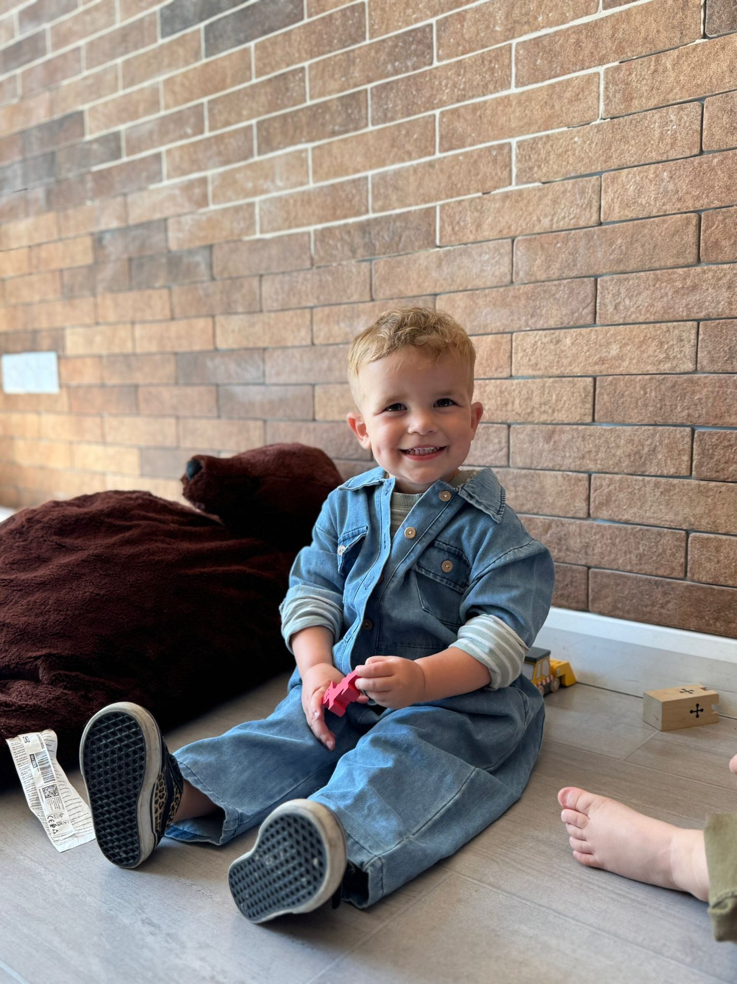 THE Toddler Denim Overalls