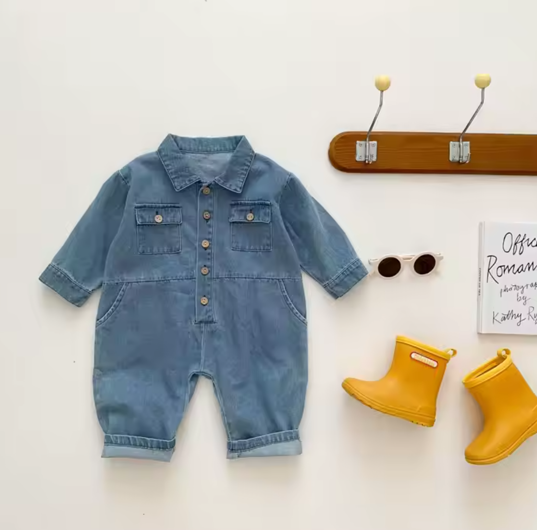 THE Toddler Denim Overalls