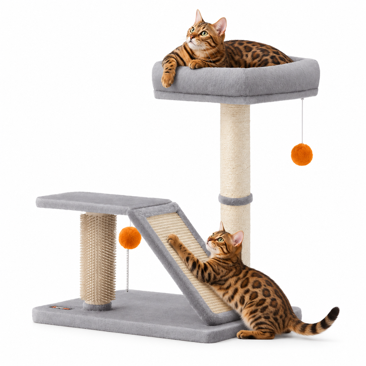 Lowland Scratch & Rest Tree — Light Grey