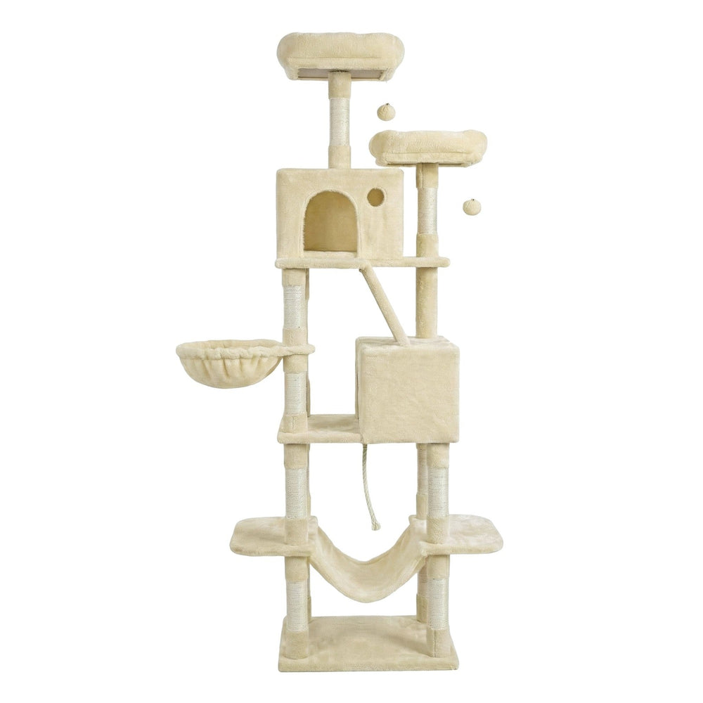 Grand Canopy Cat Tower — Beige