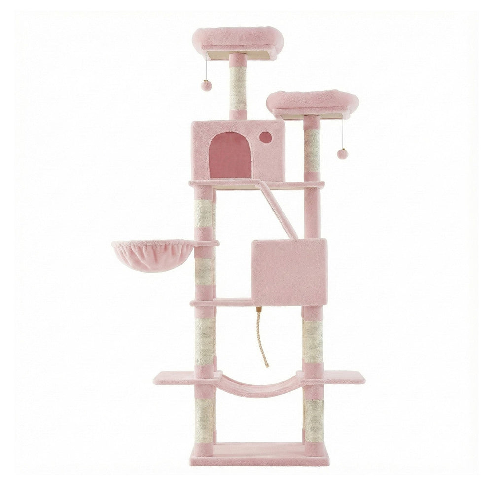 Grand Canopy Cat Tower — Jelly Pink