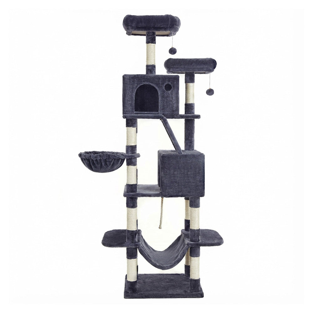 Grand Canopy Cat Tower — Smoky Grey