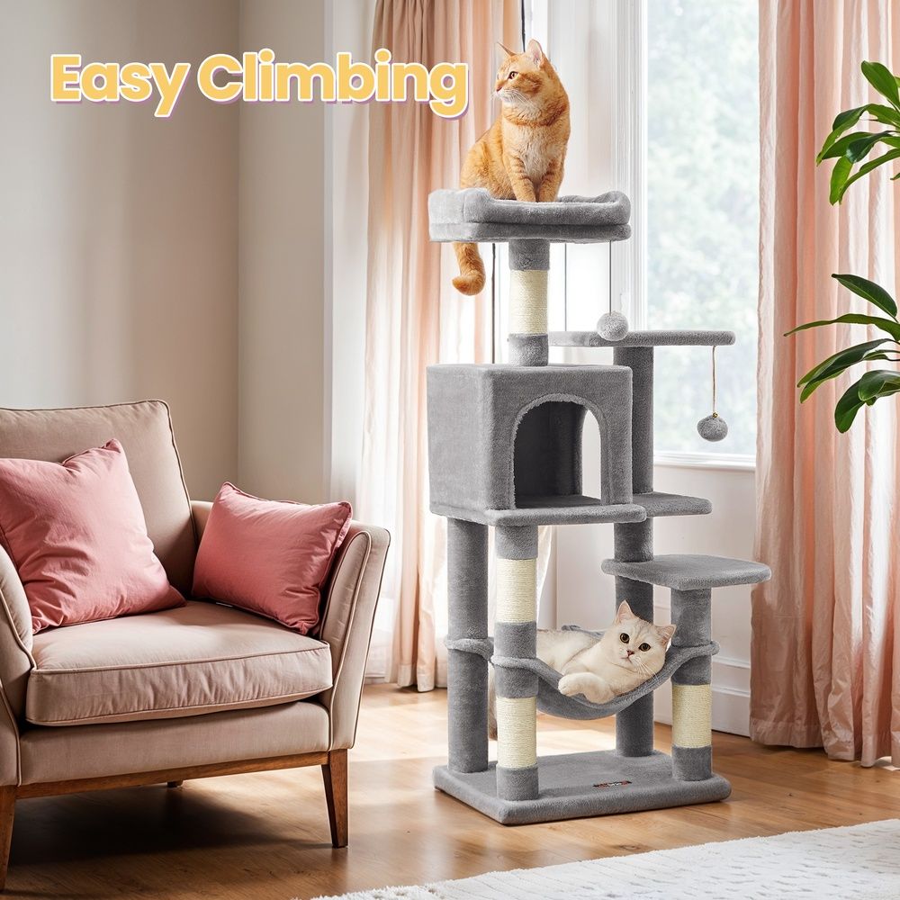 Cloud Hammock Cat Tree — Light Grey — supplier photograph 2