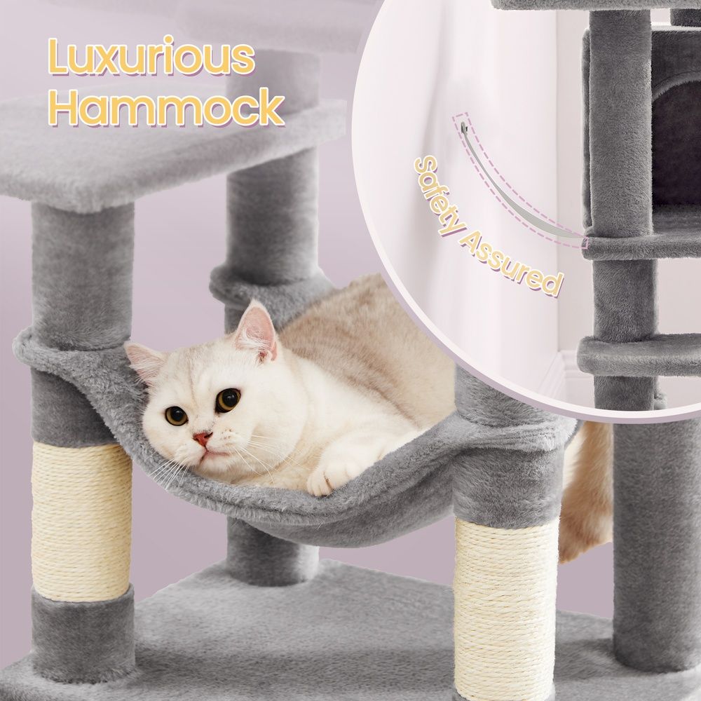 Cloud Hammock Cat Tree — Light Grey — supplier photograph 3