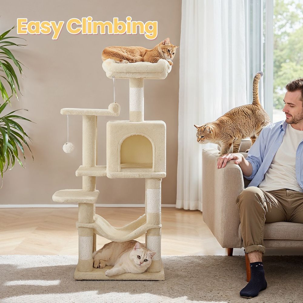 Cloud Hammock Cat Tree — Beige — supplier photograph 2