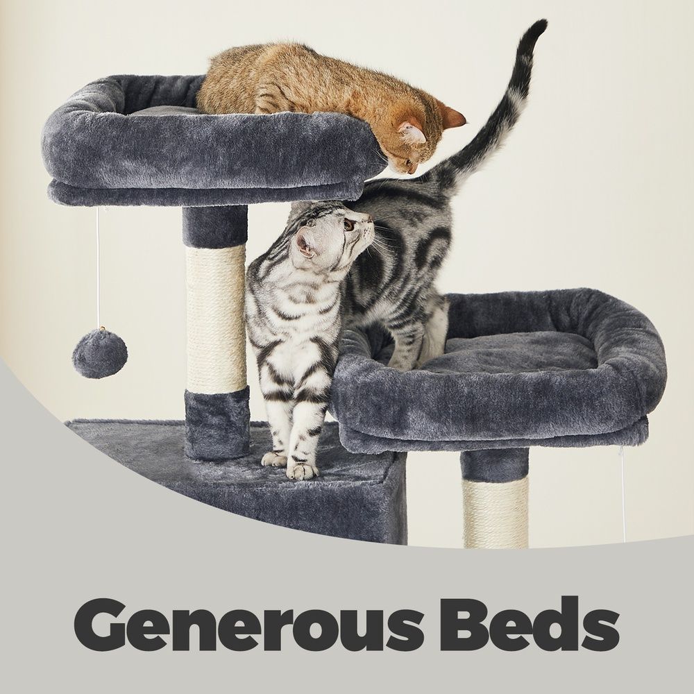 Grand Canopy Cat Tower — Smoky Grey
