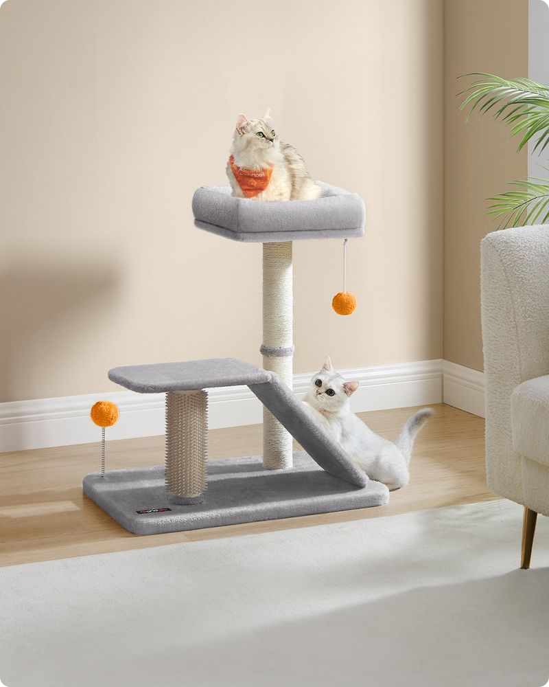 Lowland Scratch & Rest Tree — Light Grey